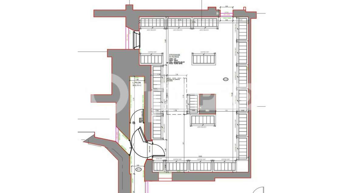 Boutique 60m² + cave à louer à La Rochelle