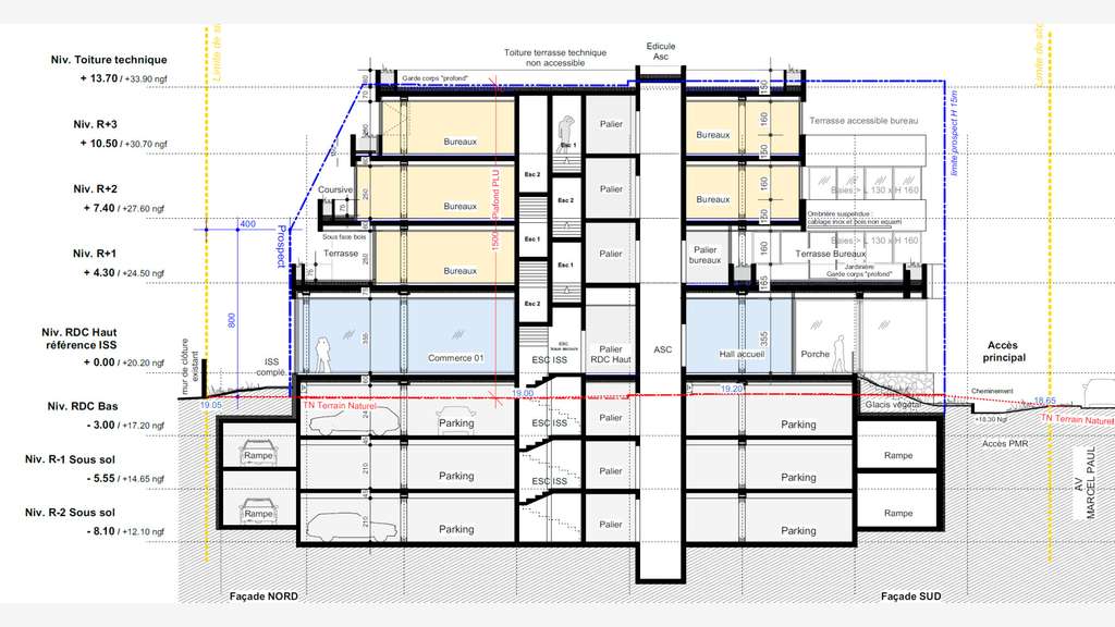 A louer bureaux neufs 2056m² à La Seyne