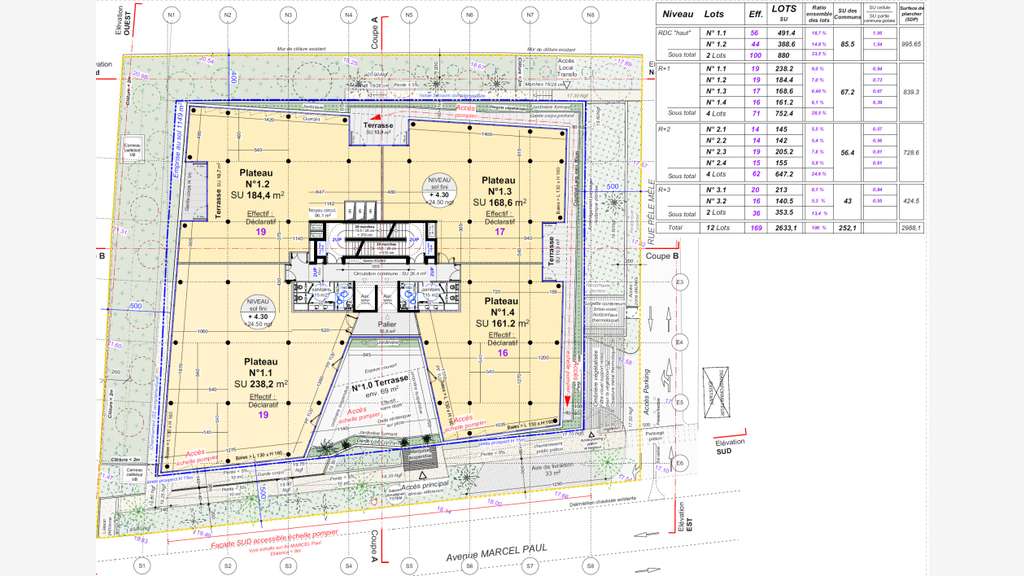 A louer bureaux neufs 2056m² à La Seyne