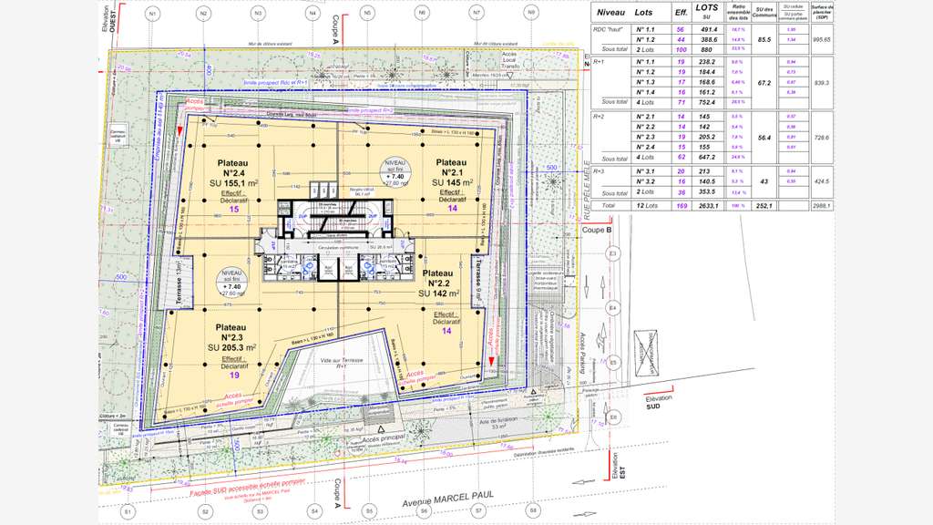 A louer bureaux neufs 2056m² à La Seyne