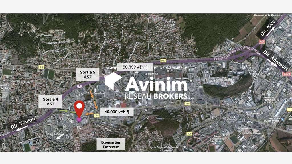 Immobilier Professionnel à louer La Valette-du-Var