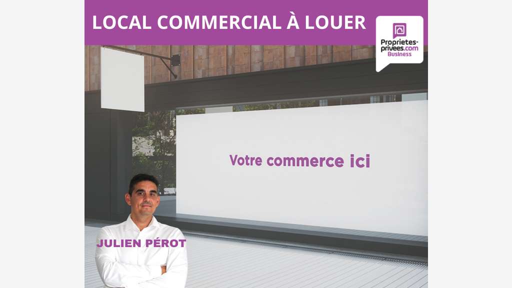A louer local commercial de 161m² à Lamballe