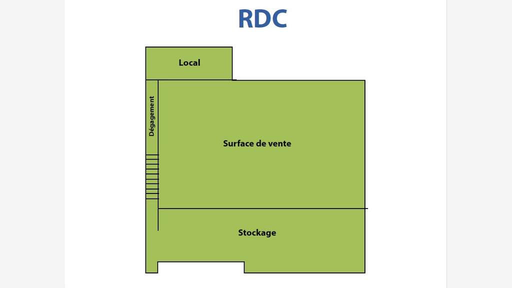A louer local commercial 631m² Lamentin Dorville