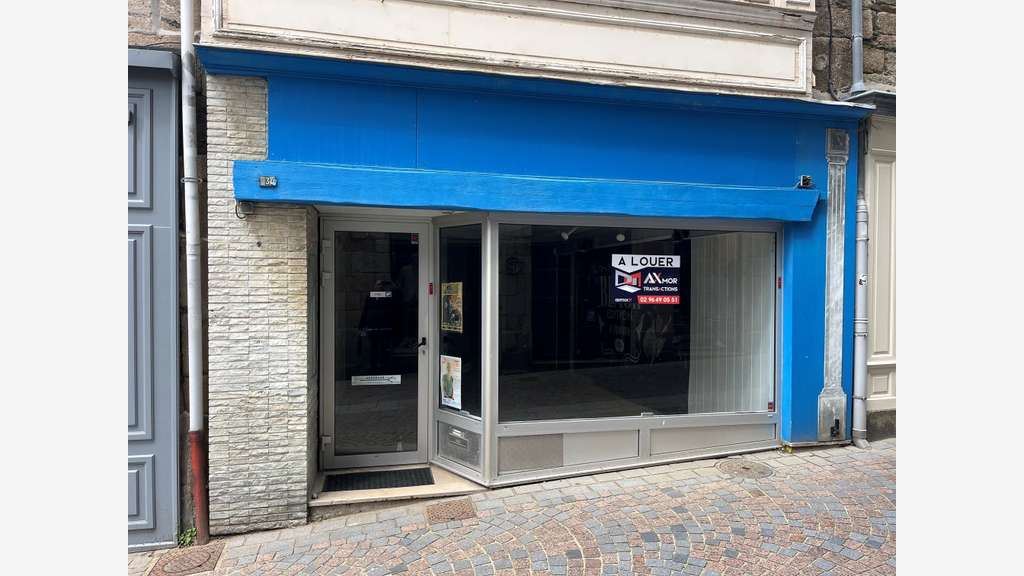 Loue local commercial ou pro 80m² Lannion centre