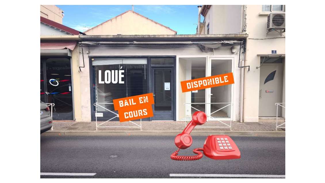 Local Commercial Centre Grau-du-Roi 27,5 m² Em