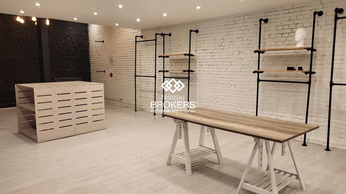 A louer local commercial 115m² Le Havre centre