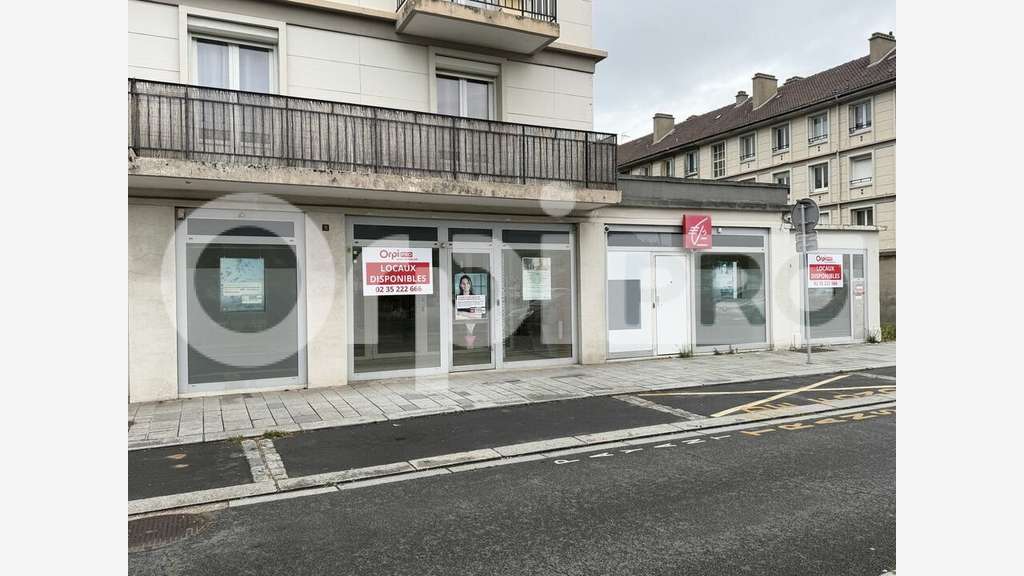 Loue local professionnel 129m² empl N°1 Le Havre