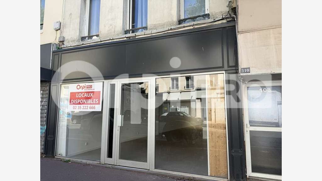 A louer local commercial de 130m² au Havre Coty