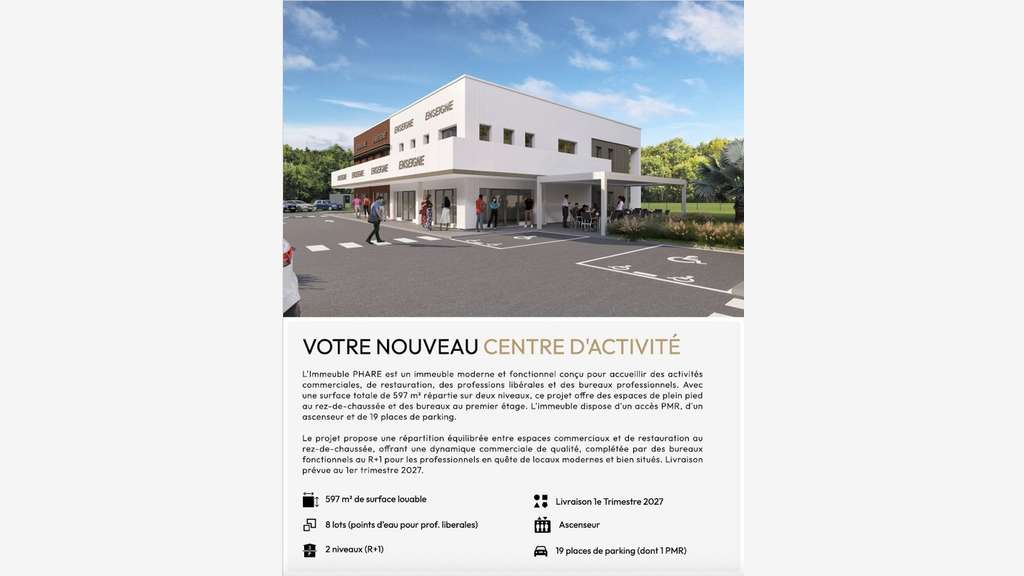 En exclusivité à louer locaux au Moule Portland