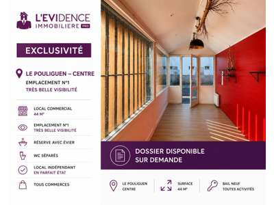 Location Locaux commerciaux - Boutiques au Pouliguen