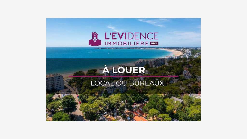 A louer local commercial de 64m² au Pouliguen