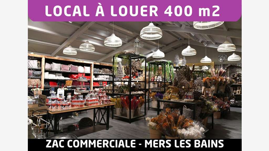 Location local commercial 400m² prox le Treport