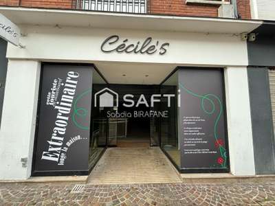 A louer local 120m² belle visibilité Lens centre