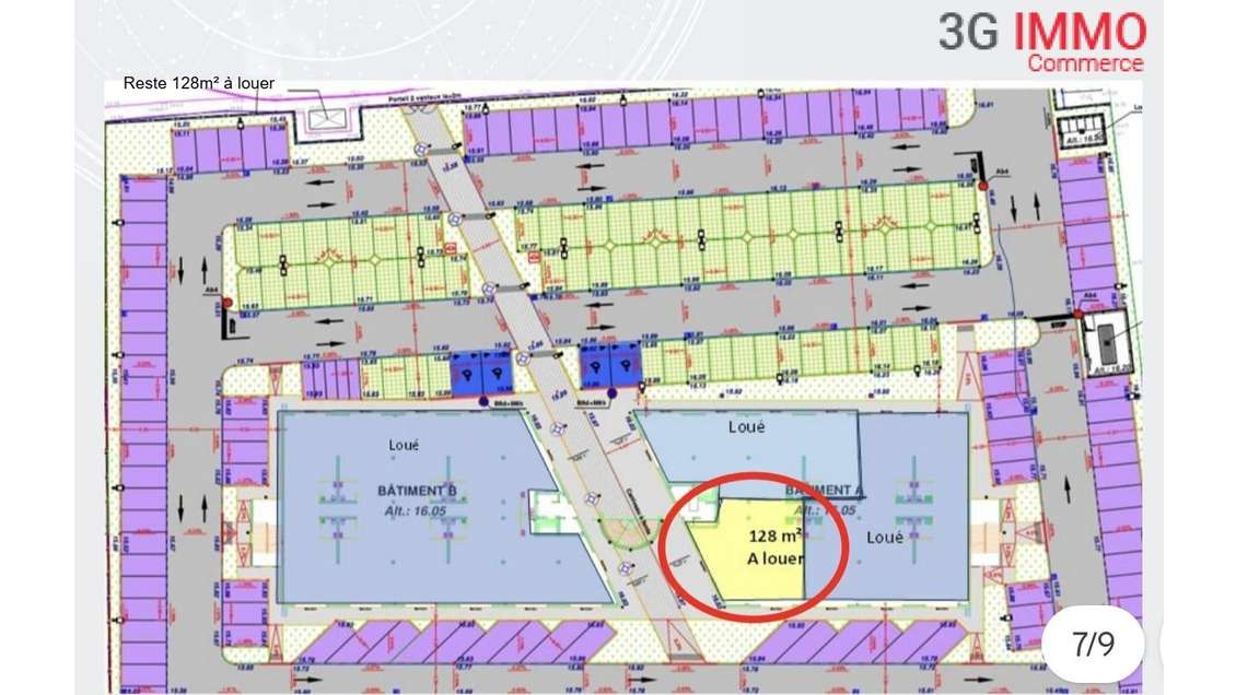 A louer local 468m² aux Abymes Zone de Dothémare