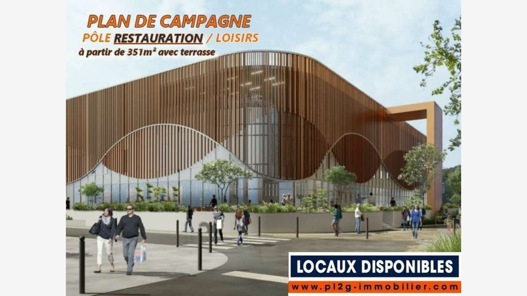 Local restauration 331m² à louer Plan de Campagne