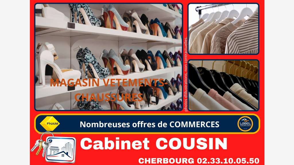 Pas de porte FDC vêtements et chaussures aux Pieux