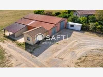 Loue entrepôt 300m² bureau 20m² les Pujols (09100)