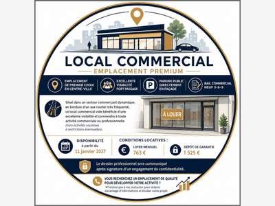 Votre futur local professionnel vous attend.