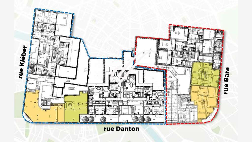 A louer local commercial 205m² à Levallois centre 