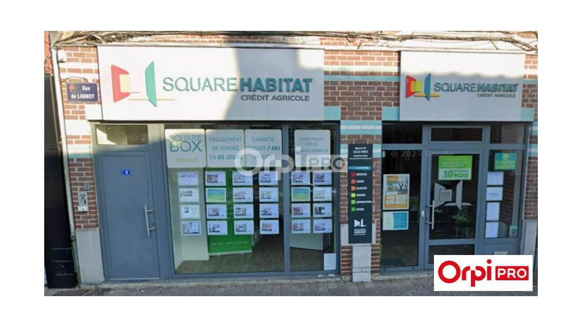 A louer local commercial 154.5m² Lille (59800)