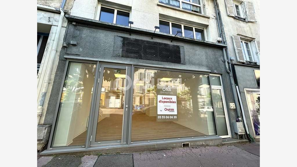 A louer local commercial 100m² à Limoges centre