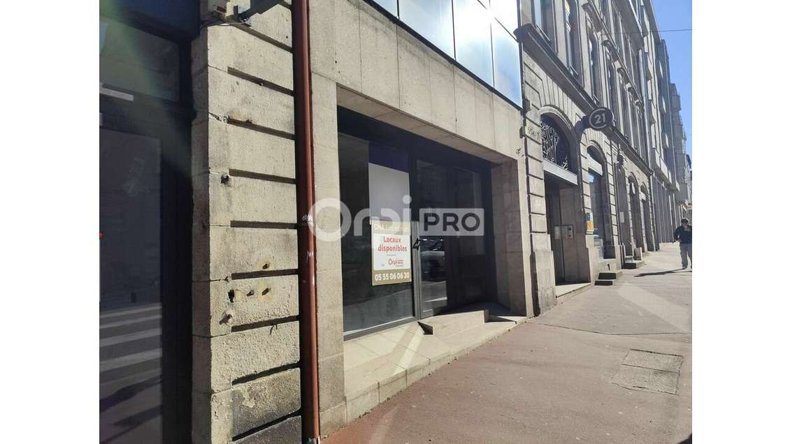 Local commercial 100m² à louer Limoges centre 