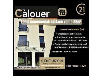 Location Locaux commerciaux - Boutiques à Lons-le-Saunier