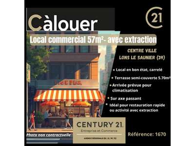 Location Locaux commerciaux - Boutiques à Lons-le-Saunier