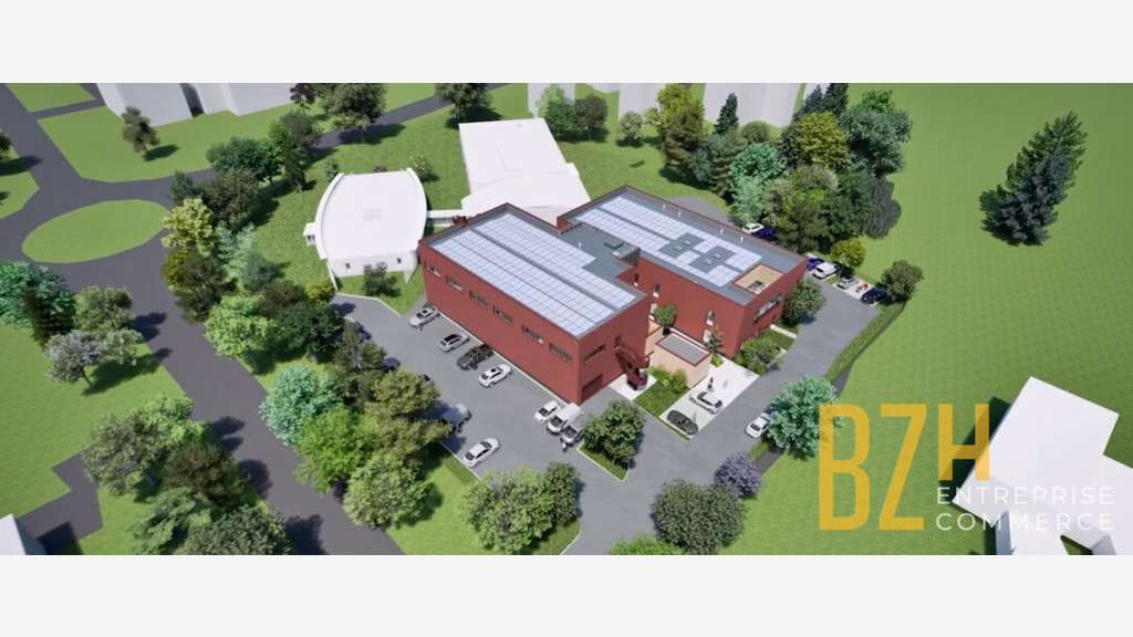A louer bureaux avec atelier 1000m² proche Lorient