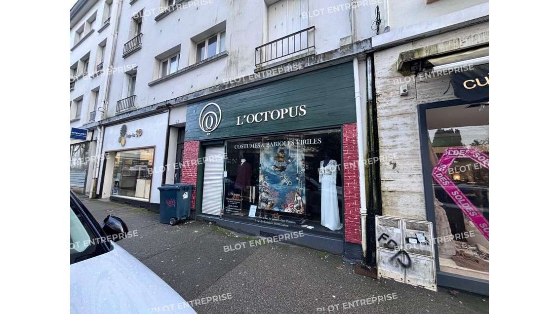 A louer local commercial de 64m² Lorient centre