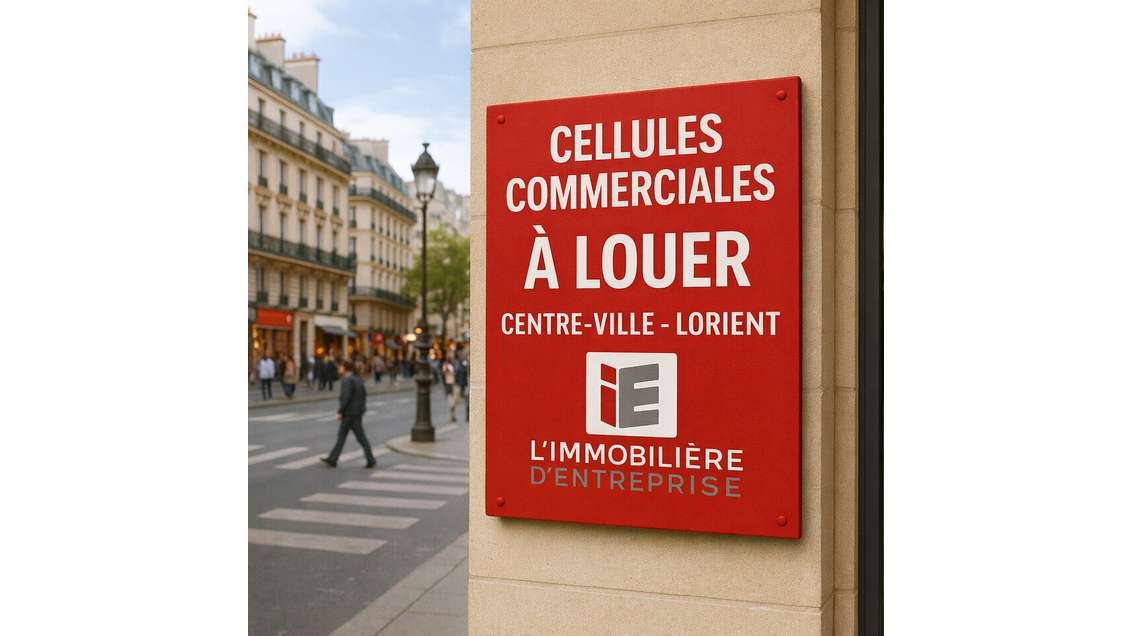 A louer cellules commerciales centre ville Lorient