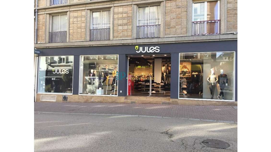 Loue local commercial 230m² Hyper-centre Lorient