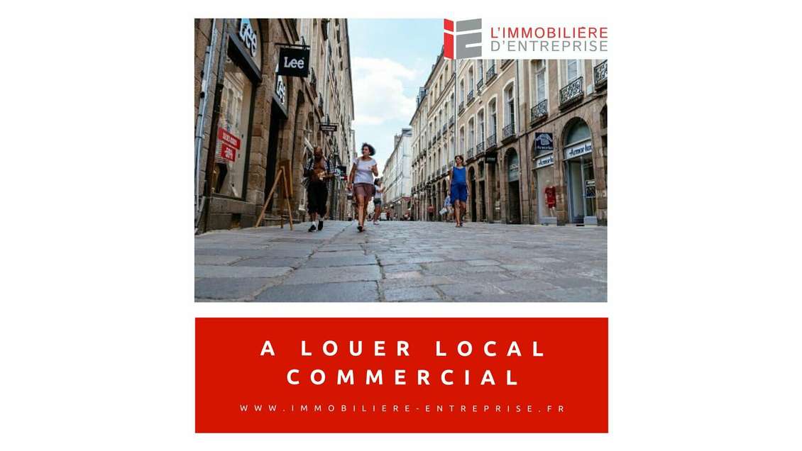 Local commercial 260m² à louer axe passant Lorient