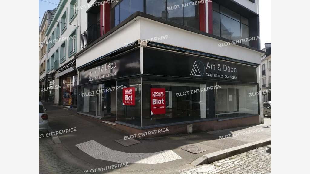 A louer local commercial de 75m² à Lorient centre