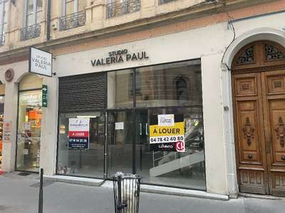 Local 55m² à louer à Lyon rue Paul Chenavard 69001