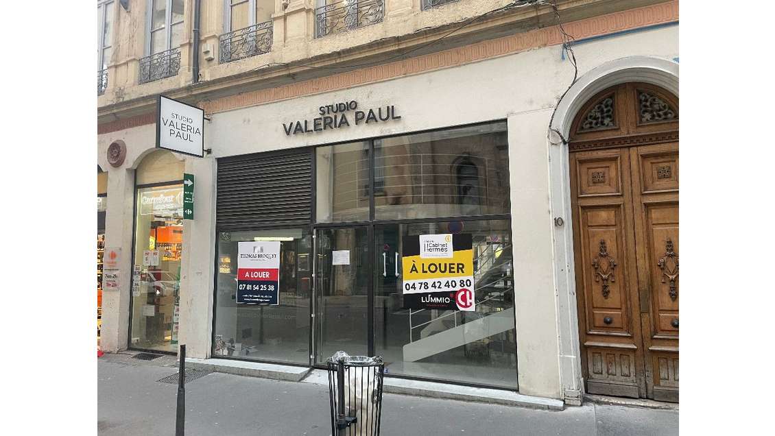 Local 55m² à louer à Lyon rue Paul Chenavard 69001