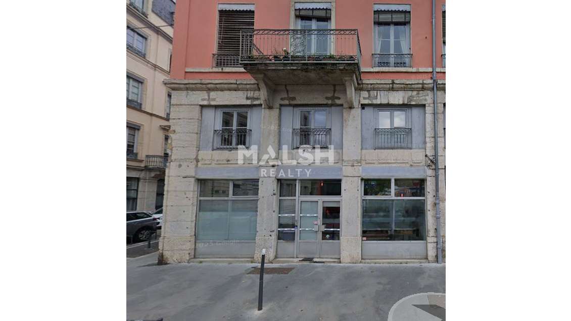 A louer local commercial 100m² Lyon 2e Perrache 