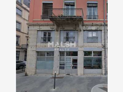 A louer local commercial 100m² Lyon 2e Perrache