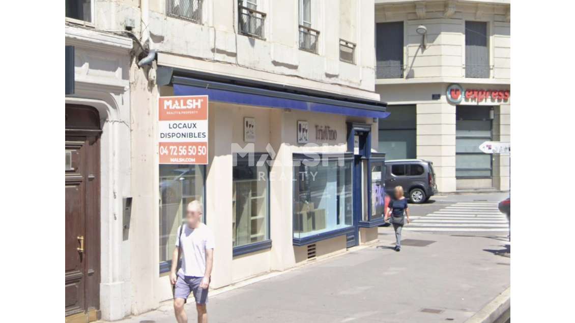 A louer local commercial 35m² Lyon 2e République  