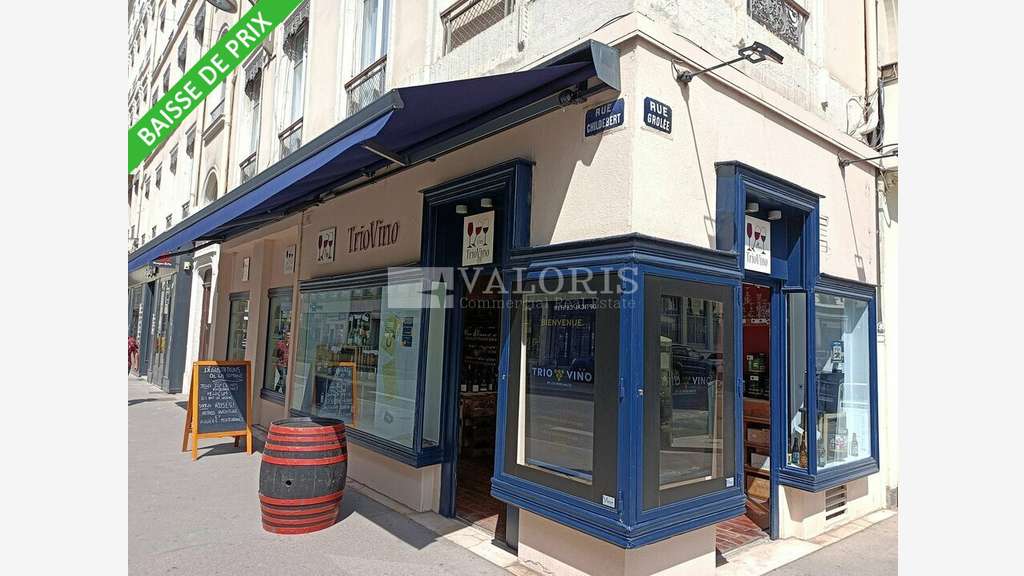 A louer local 69m² à Lyon 2e rue Childebert