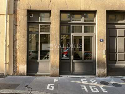 A louer local commercial 32m² à Lyon 2e Presqu'île