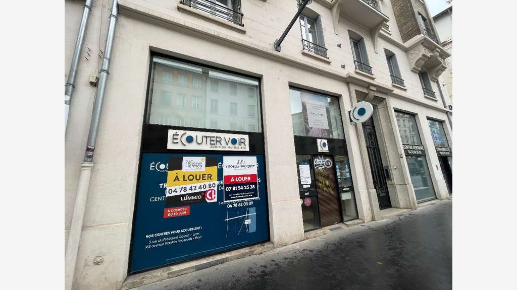 A louer local commercial 152m² Cours Lafayette