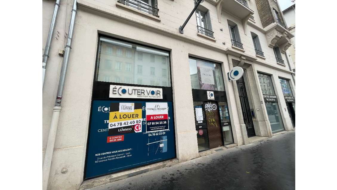 A louer local commercial 152m² Cours Lafayette