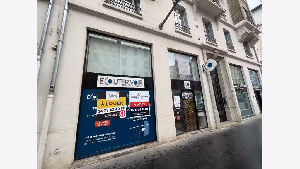 A louer local commercial 152m² Cours Lafayette