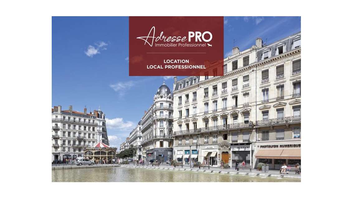 A louer local commercial en angle 55m² Lyon 3e