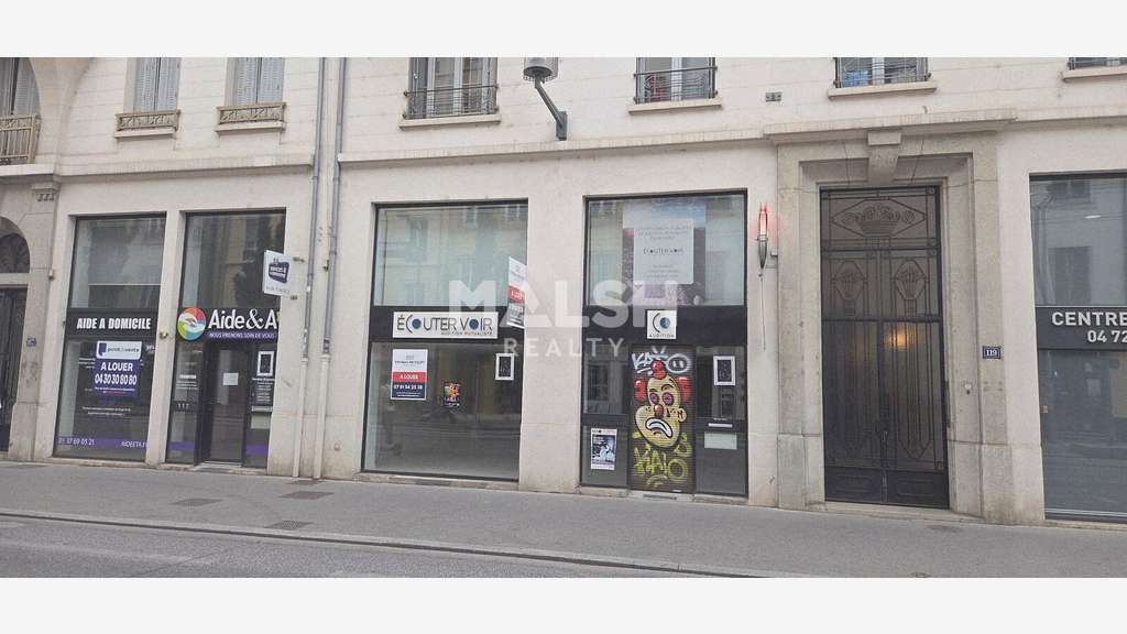 Local à louer 123m² Lyon 6e  cours Lafayette