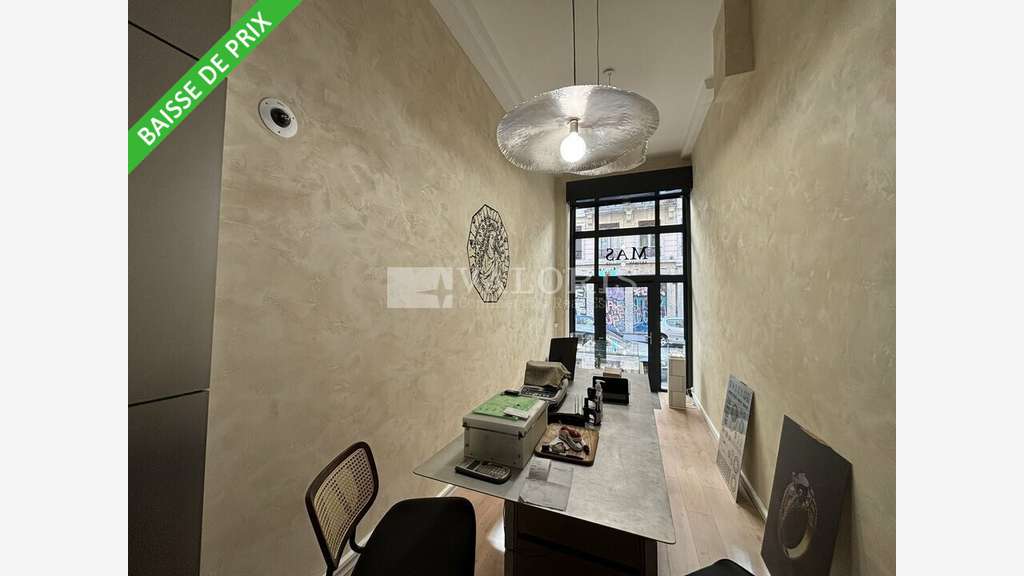A louer local commercial rénové 48m² à Lyon 6e