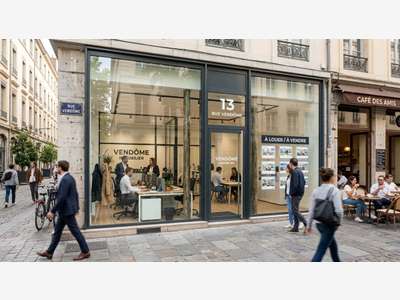 A louer local commercial 201m² rue Vendôme Lyon 6e