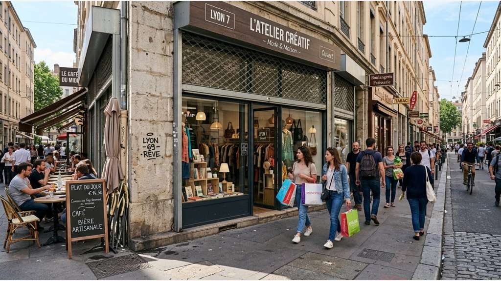 A louer local 50m² à Lyon 7e rue de la Thibaudière