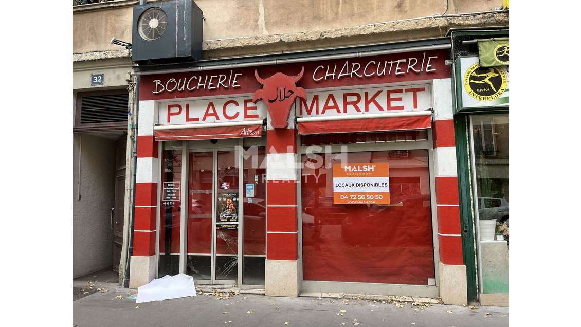 A louer local commercial 50m² à Lyon 7e
